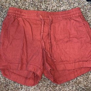 old navy burnt orange shorts